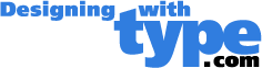 Designing with Type Logo